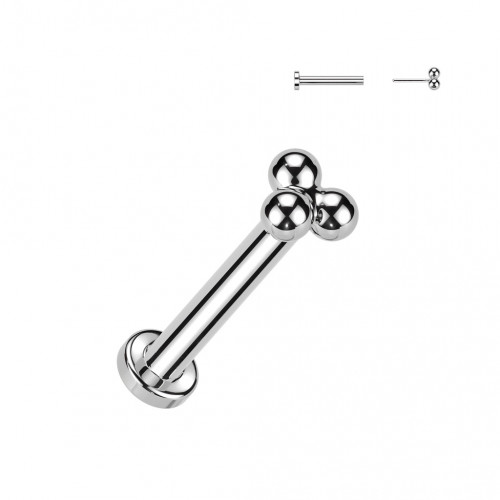 Piercing do brady - labreta titán