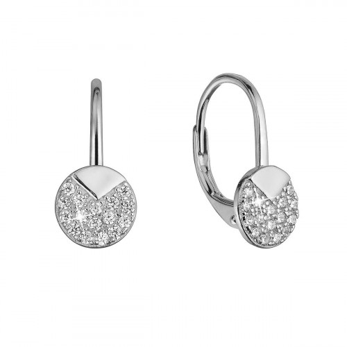 Strieborné náušnice so zirkónmi