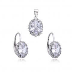 Strieborná súprava šperkov