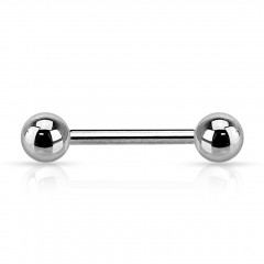 Piercing do jazyka titán, tyčka 1,6 mm