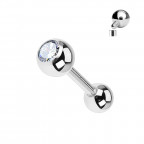 Piercing činka titán zirkón