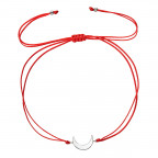 Kabbalah náramok so strieborným mesiacom