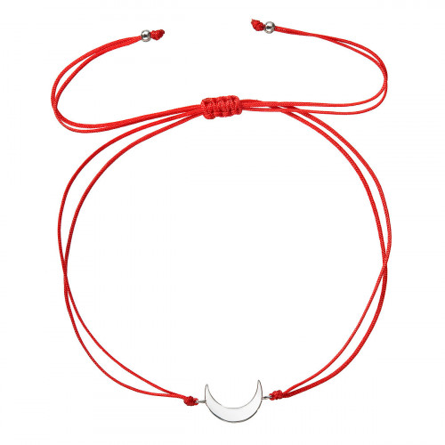 Kabbalah náramok so strieborným mesiacom