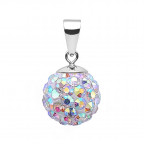 Strieborný prívesok s kryštálmi Crystals from Swarovski® AB