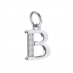 Strieborný prívesok - iniciála písmeno