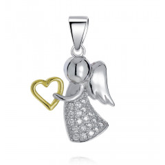 Strieborný prívesok anjelik