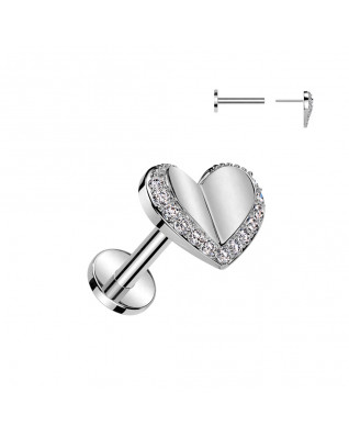 Piercing do brady srdca - PUSH IN labreta