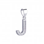 Strieborný prívesok - iniciála písmeno