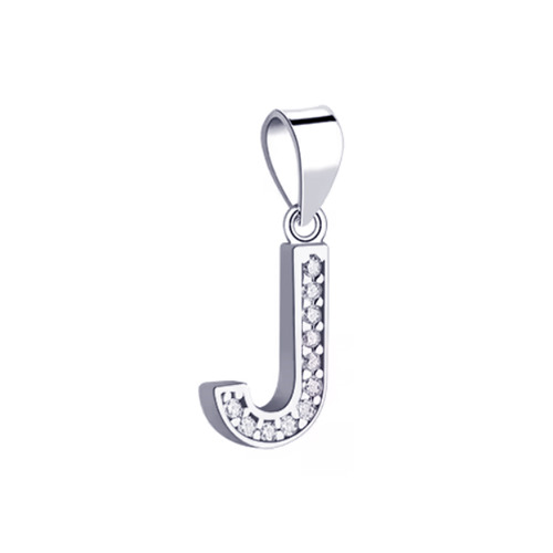 Strieborný prívesok - iniciála písmeno