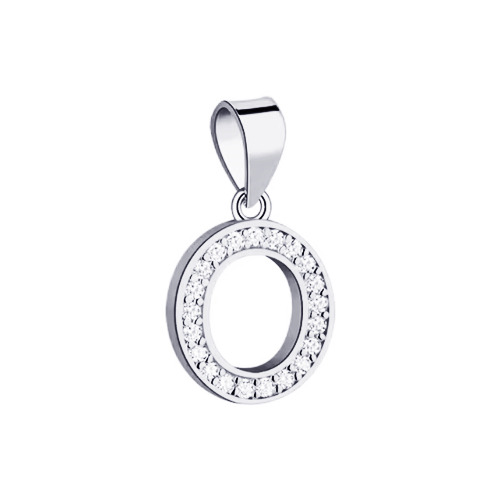 Strieborný prívesok - iniciála písmeno