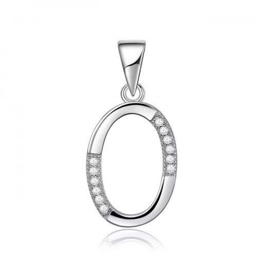 Strieborný prívesok - iniciála písmeno