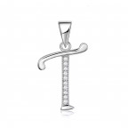 Strieborný prívesok - iniciála písmeno