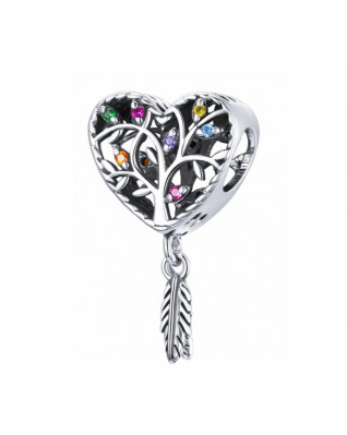 Strieborný prívesok korálik