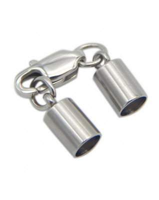 Oceľové zapínanie na náramok/náhrdelník 8 mm