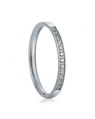 AN1048 Dámsky snubný oceľový prsteň