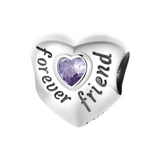 Strieborný prívesok korálik na náramok