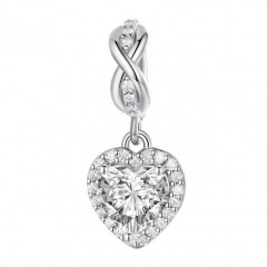 Strieborný prívesok korálik na náramok