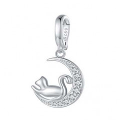 Strieborný prívesok korálik na náramok