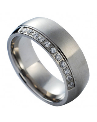 NSS1005-Zr-C Dámsky snubný prsteň s čírymi zirkónmi