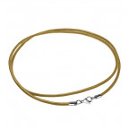 Kožená šnúrka na krk, hr. 2 mm, dĺžka 50 cm