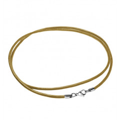 Kožená šnúrka na krk, hr. 2 mm, dĺžka 50 cm