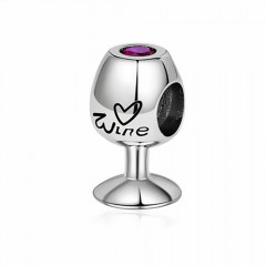 Strieborný prívesok korálik na náramok