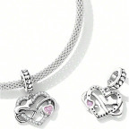 Strieborný prívesok korálik na náramok