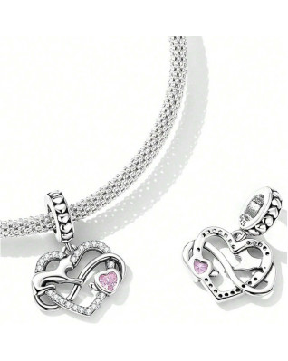 Strieborný prívesok korálik na náramok