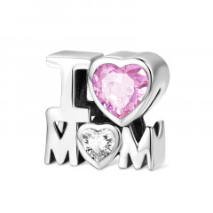 Strieborný prívesok korálik na náramok