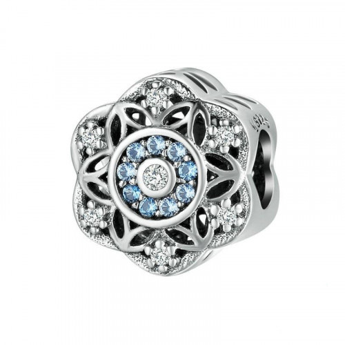 Strieborný prívesok korálik na náramok