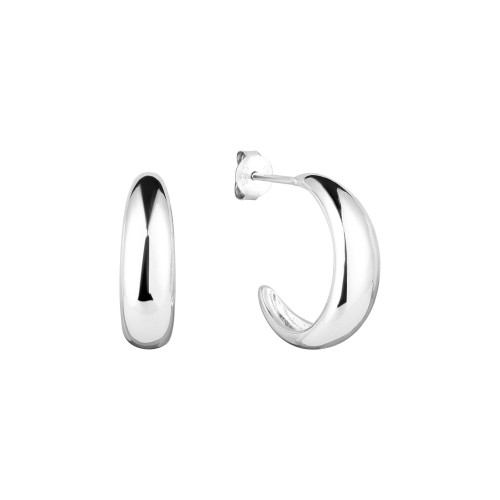 Strieborné náušnice kruhy