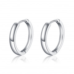 Strieborné náušnice krúžky