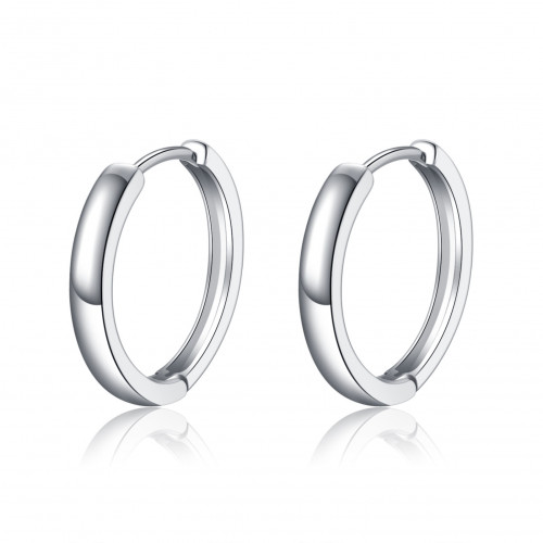 Strieborné náušnice krúžky