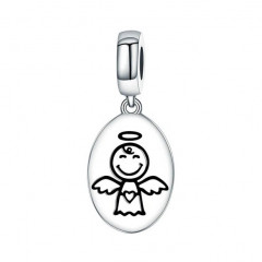 Strieborný prívesok korálik na náramok