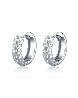 Strieborné náušnice krúžky
