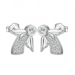 Strieborné náušnice anjeli