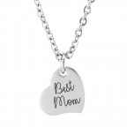 Oceľová retiazka s príveskom srdca