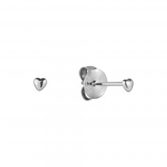 Strieborné náušnice mini srdiečka