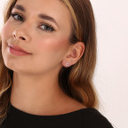 Strieborné náušnice hviezdičky