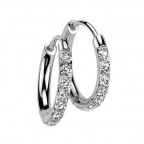 Oceľové náušnice - kruhy 11mm