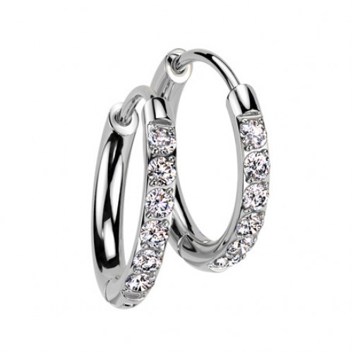 Oceľové náušnice - kruhy 11mm