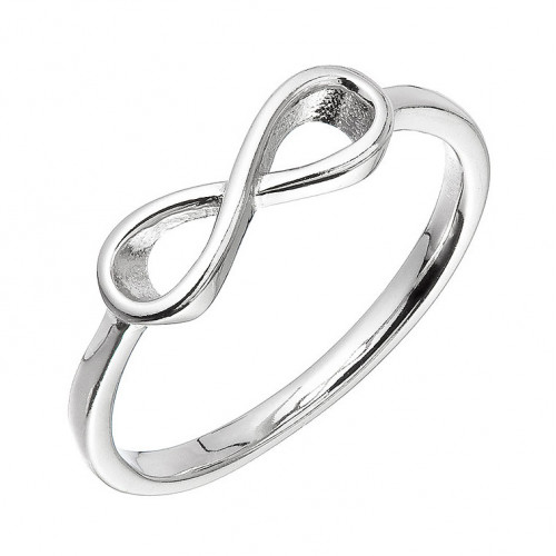 Strieborný prsteň nekonečno