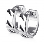 Oceľové náušnice - krúžky