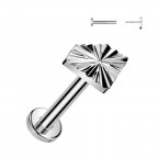 Piercing do brady - PUSH IN labreta TITAN