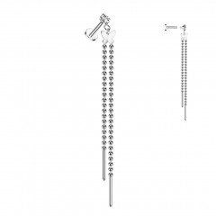 Labreta / helix / tragus piercing - motýlik