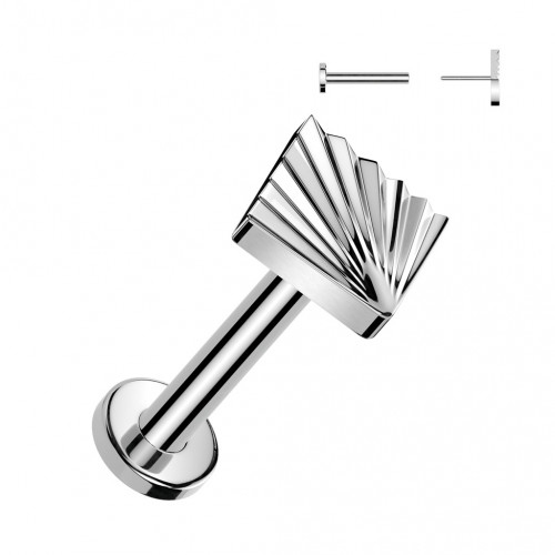 Piercing do brady - PUSH IN labreta TITAN