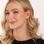 Strieborné náušnice kocky