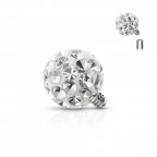 Náhradná gulička TITAN, závit 1,2 mm, farba číra