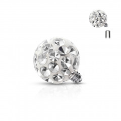 Náhradná gulička TITAN, závit 1,2 mm, farba číra