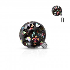 Náhradná gulička TITAN, závit 1,2 mm, farba Vitrail Medium